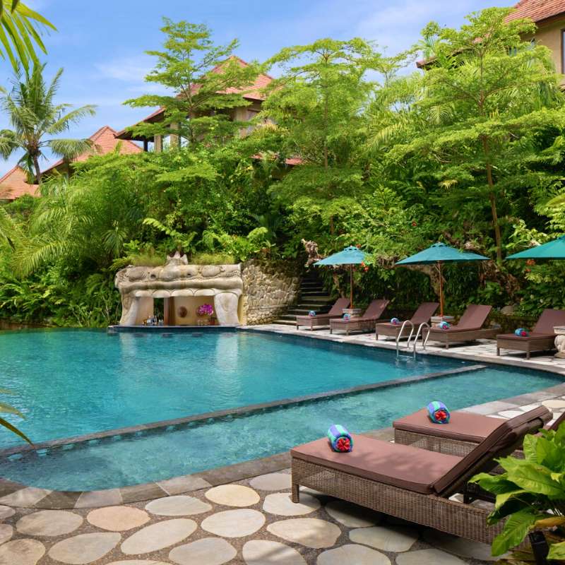 The Sakti Garden Resort & Spa Sakti Garden Pool Deluxe Legian & Ubud Feature